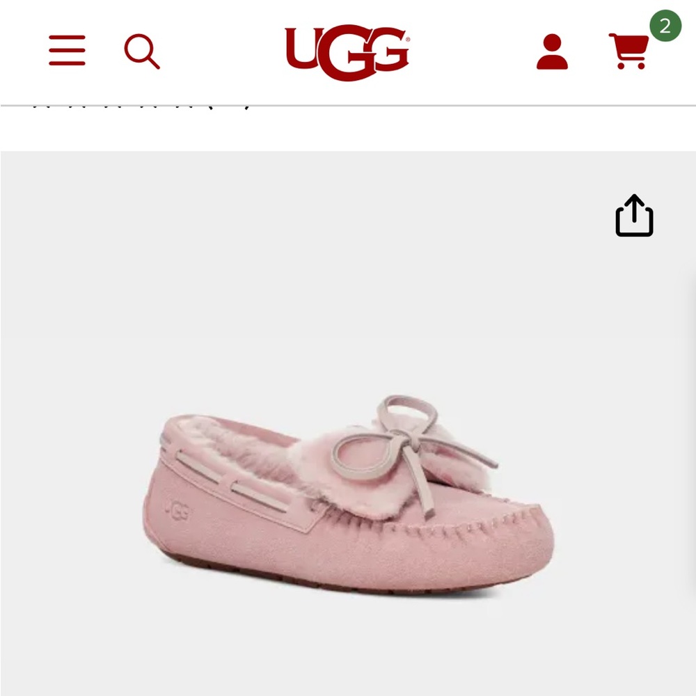 Ugg Dakota Double Bow Slippers